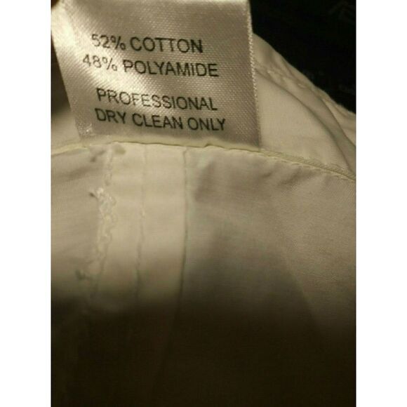 Poleci Trench White Embroidery Lightweight Coat Size 6 - Picture 8 of 8